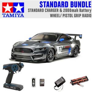 TAMIYA RC 58664 Ford Mustang GT4 (TT-02) 1:10 Standard Wheel Radio Bundle TAMIYA RC 58664 Ford Mustang GT4 (TT-02) 1:10 Standard Wheel Radio Bundle