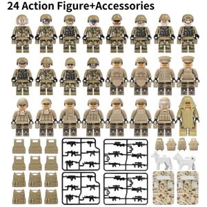 Unbranded (Style E) Military Soldiers Black Swat Jeeps Minifigures Assembling Toy Set Buil Unbranded (Style E) Military Soldiers Black Swat Jeeps Minifigures Assembling Toy Set Buil