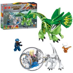 DINAMR (Style F) Jurassic Dinosaur Building Block Toy Action Figure Model T Rex Plastic DINAMR (Style F) Jurassic Dinosaur Building Block Toy Action Figure Model T Rex Plastic