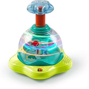 Bright Starts Press and Glow Spinner Cause And Effect Musical Baby Toy, Age 6 Mo Bright Starts Press and Glow Spinner Cause And Effect Musical Baby Toy, Age 6 Mo