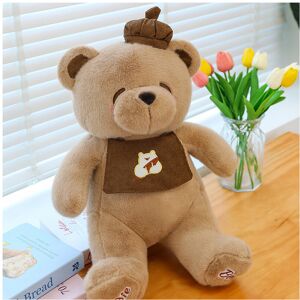 Unbranded (Brown, 35cm/13.78in) Chef Bear Plush Toy Pillow Hat Apron Pp Cotton Filling Chi Unbranded (Brown, 35cm/13.78in) Chef Bear Plush Toy Pillow Hat Apron Pp Cotton Filling Chi