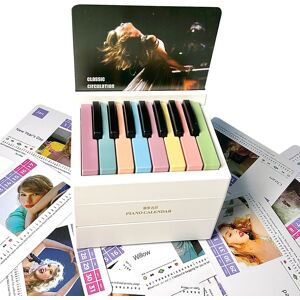 Unbranded (light green) Taylor Piano Calendar 2024 Creative Calendar with Music Sheets Toy Unbranded (light green) Taylor Piano Calendar 2024 Creative Calendar with Music Sheets Toy