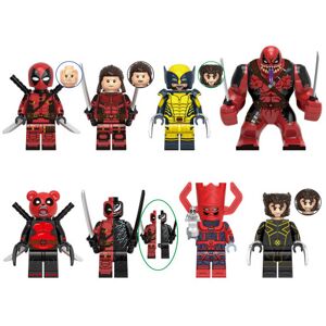 Xurikcoo 8pcs Marvel Venom Deadpool Assembles Minifigures Toys Fit Lego Blocks Xurikcoo 8pcs Marvel Venom Deadpool Assembles Minifigures Toys Fit Lego Blocks