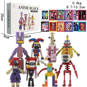 Unbranded (8PCS with Box) The Amazing Digital Circus Building Block Set Action Figure Toys Unbranded (8PCS with Box) The Amazing Digital Circus Building Block Set Action Figure Toys