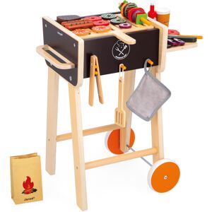 Janod - Wooden Barbecue - Children's Pretend Play Cooking Set - Includes 57 Accessorie Janod - Wooden Barbecue - Children's Pretend Play Cooking Set - Includes 57 Accessorie