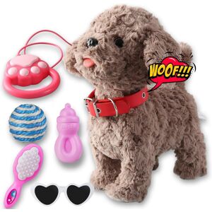 Marsjoy - Walking Barking Dog Toy - Voice Control - Control Leash - Toy Marsjoy - Walking Barking Dog Toy - Voice Control - Control Leash - Toy