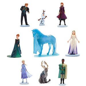 Disney Official Frozen 2 Deluxe Figurine Playset, 9 Pc. Set, Includes Anna and Elsa In Disney Official Frozen 2 Deluxe Figurine Playset, 9 Pc. Set, Includes Anna and Elsa In