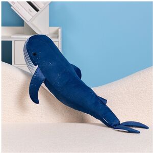 Unbranded (80cm/31.50in) Whale Plush Toy Stuffed Doll Throw Pillow Sofa Decoration Kids Bi Unbranded (80cm/31.50in) Whale Plush Toy Stuffed Doll Throw Pillow Sofa Decoration Kids Bi