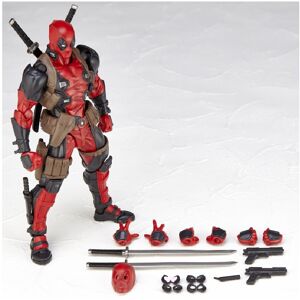 SLOERT (Red) Movable Deadpool Joint Toy Doll Gift Model Set Tabletop Decorations SLOERT (Red) Movable Deadpool Joint Toy Doll Gift Model Set Tabletop Decorations