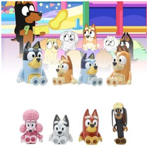 Unbranded Character Bluey Toy Movable Joint Desktop Decoration Models Pvc Material Gift Unbranded Character Bluey Toy Movable Joint Desktop Decoration Models Pvc Material Gift