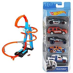 Hot Wheels Sky Crash Tower 01806 Diecast and Mini Toy Cars (Assorted Models), Pack of 5 Hot Wheels Sky Crash Tower 01806 Diecast and Mini Toy Cars (Assorted Models), Pack of 5