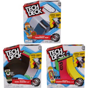 Tech Deck X-Connect Park Piece Bowl Builder/Comp. Wall/Speedway Hop - Assorted Tech Deck X-Connect Park Piece Bowl Builder/Comp. Wall/Speedway Hop - Assorted