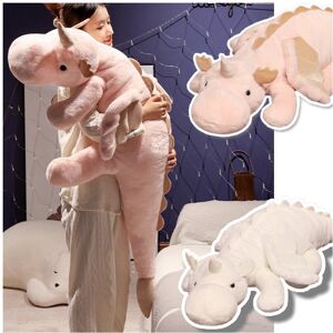 Maxpower (Pink Dragon, about 140-150cm) 1pc 70-150cm Giant White Dragon Plush Toy With Un Maxpower (Pink Dragon, about 140-150cm) 1pc 70-150cm Giant White Dragon Plush Toy With Un