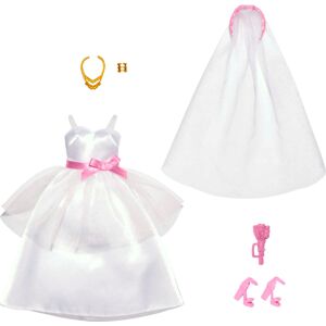 Barbie Clothes Set Fashion & Accessories Pack for Barbie Dolls Bridal Theme wi Barbie Clothes Set Fashion & Accessories Pack for Barbie Dolls Bridal Theme wi