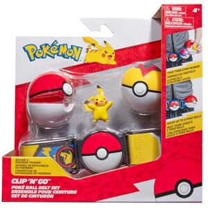 Pokémon Pok?mon Pikachu Clip N Go Belt Set - 2-Inch Pikachu Battle Figure with Clip N Go Pokémon Pok?mon Pikachu Clip N Go Belt Set - 2-Inch Pikachu Battle Figure with Clip N Go