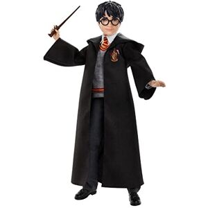 Mattel Harry Potter Collectible Doll (10.5-in) with Hogwarts uniform, Gryffindor Robe a Mattel Harry Potter Collectible Doll (10.5-in) with Hogwarts uniform, Gryffindor Robe a