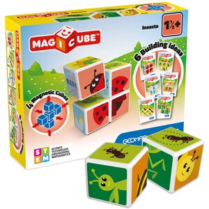 Geomag 121, Magicube Insects - Building Game with Magnetic Cubes, 4 Cubes Geomag 121, Magicube Insects - Building Game with Magnetic Cubes, 4 Cubes