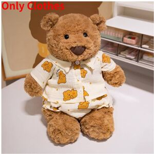 Unbranded (Bear Printed Suit, 47cm/18.50in) Bartholomew Bear Clothes Plush Toy Stuffed Ani Unbranded (Bear Printed Suit, 47cm/18.50in) Bartholomew Bear Clothes Plush Toy Stuffed Ani