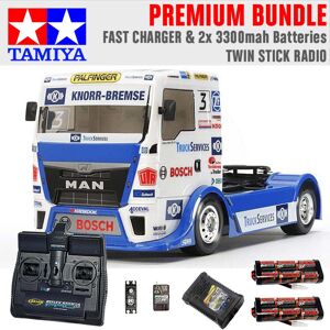TAMIYA RC 58632 Team Hahn MAN Race Truck TT-01 1:10 Premium Stick Radio Bundle TAMIYA RC 58632 Team Hahn MAN Race Truck TT-01 1:10 Premium Stick Radio Bundle