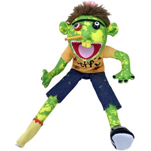 Bonxaif (Zombie Jeff) Jeffy Puppet Plush Toy Doll Soft Stuffed Hand Puppet Zombies with Bonxaif (Zombie Jeff) Jeffy Puppet Plush Toy Doll Soft Stuffed Hand Puppet Zombies with