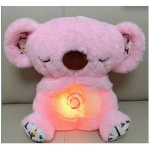 YETP STAR (Pink koala A) Cute Koala Breathing Musical Soothing Doll Sleep Toy Anxiety Reli YETP STAR (Pink koala A) Cute Koala Breathing Musical Soothing Doll Sleep Toy Anxiety Reli