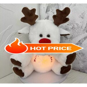YETP STAR (White elk for Christmas) Cute Koala Breathing Musical Soothing Doll Sleep Toy A YETP STAR (White elk for Christmas) Cute Koala Breathing Musical Soothing Doll Sleep Toy A