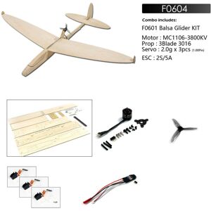 GreenZech (Kit+Motor+Prop+Servo+ESC) 620mm Wingspan Balsa Wood RC Airplane Glider KIT/PNP GreenZech (Kit+Motor+Prop+Servo+ESC) 620mm Wingspan Balsa Wood RC Airplane Glider KIT/PNP