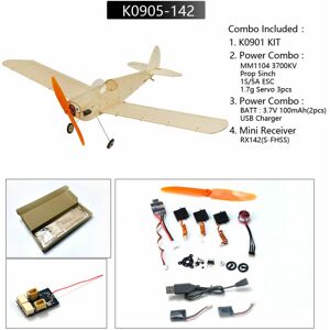 GreenZech (K0905-142) Micro Spacewalker 460mm Wingspan Balsa Wood RC Airplane Kit with Pow GreenZech (K0905-142) Micro Spacewalker 460mm Wingspan Balsa Wood RC Airplane Kit with Pow