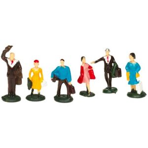 Bachmann Trains - FIGURES - WAITING PASSENGERS - HO Scale Bachmann Trains - FIGURES - WAITING PASSENGERS - HO Scale
