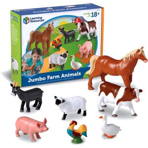 Learning Resources Jumbo Farm Animals Animal Toy Set for Toddlers 7 Learning Resources Jumbo Farm Animals Animal Toy Set for Toddlers 7