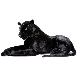 Unbranded Deluxe Paws Large Black Panther Realistic Stuffed Plush Soft Toy 100cm Unbranded Deluxe Paws Large Black Panther Realistic Stuffed Plush Soft Toy 100cm