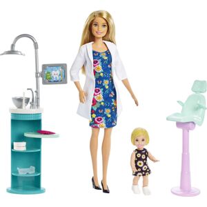 Barbie Careers Doll & Playset Dentist Theme with Blonde Fashion Doll Barbie Careers Doll & Playset Dentist Theme with Blonde Fashion Doll