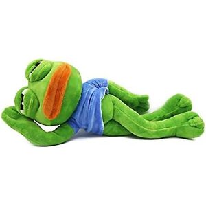 Unbranded Sad Frog Plush Toy Magic Emotive Pepe Frog Stuffed Animal Meme Doll,17.7 Inch Cr Unbranded Sad Frog Plush Toy Magic Emotive Pepe Frog Stuffed Animal Meme Doll,17.7 Inch Cr