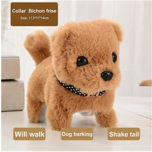 Unbranded (Bixiong02) Kawaii Dog Plush Toy Can Walk Bark Nod Simulation Plush Electric Pup Unbranded (Bixiong02) Kawaii Dog Plush Toy Can Walk Bark Nod Simulation Plush Electric Pup