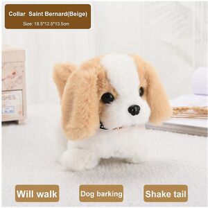 Unbranded (St Bernard02) Kawaii Dog Plush Toy Can Walk Bark Nod Simulation Plush Electric Unbranded (St Bernard02) Kawaii Dog Plush Toy Can Walk Bark Nod Simulation Plush Electric