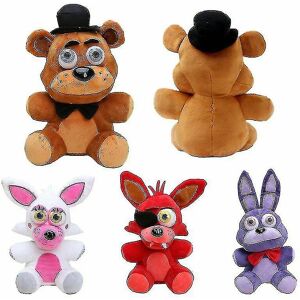 Unbranded (Bonnie) Fnaf Five Nights At Freddy's Foxy Bear Bonnie Mangle Plush Stuffed Toy Unbranded (Bonnie) Fnaf Five Nights At Freddy's Foxy Bear Bonnie Mangle Plush Stuffed Toy