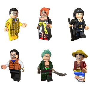 Unbranded 6pcs One Piece Building Blocks Mini Action Figures Anime Character Assembled Min Unbranded 6pcs One Piece Building Blocks Mini Action Figures Anime Character Assembled Min
