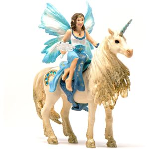 Schleich Bayala Mermaid Eyela Doll with Golden Unicorn 4pc. Figurine Playset - F Schleich Bayala Mermaid Eyela Doll with Golden Unicorn 4pc. Figurine Playset - F