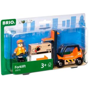 Brio World 33573 - Wooden Toy Train Fork Lift Set - Interactive Play f Brio World 33573 - Wooden Toy Train Fork Lift Set - Interactive Play f