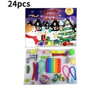 Unbranded (Purple) Advent Christmas Calendar Sensory And Fidget Toy Surprise Gift Countdow Unbranded (Purple) Advent Christmas Calendar Sensory And Fidget Toy Surprise Gift Countdow
