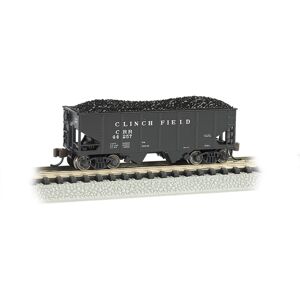 Bachmann Industries USRA 55-Ton 2-Bay Hopper Clinchfield Train Car N Bachmann Industries USRA 55-Ton 2-Bay Hopper Clinchfield Train Car N