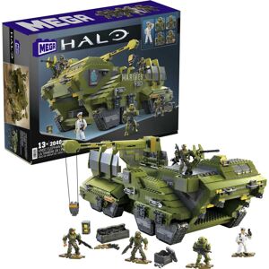 MEGA Halo Infinite Building Toys Set UNSC Elephant Sandnest Tank with MEGA Halo Infinite Building Toys Set UNSC Elephant Sandnest Tank with