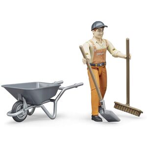 BRUDER 62130 Municipal Worker Toy - Role Play Figure BRUDER 62130 Municipal Worker Toy - Role Play Figure