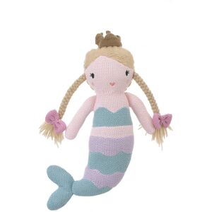 Bright Starts Cuddle Me Mermaid 100% Cotton Knitted Plush Toy Cassidy Aqua/Lavender Bright Starts Cuddle Me Mermaid 100% Cotton Knitted Plush Toy Cassidy Aqua/Lavender