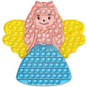 Unbranded (Princess Style 1) Silicone Decompression Toy Cute Rainbow Push Bubble Fidget To Unbranded (Princess Style 1) Silicone Decompression Toy Cute Rainbow Push Bubble Fidget To
