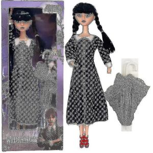 Unbranded (Polka dot skirt) Wednesday Addams Dolls Plush Toys, Made To Move Wednesday Adam Unbranded (Polka dot skirt) Wednesday Addams Dolls Plush Toys, Made To Move Wednesday Adam
