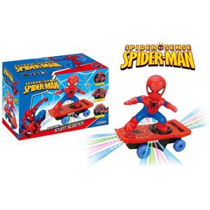 Sammar Gifts 360° Spiderman Skateboard Toy Rolling Car Rotation LED Light Sound Sammar Gifts 360° Spiderman Skateboard Toy Rolling Car Rotation LED Light Sound