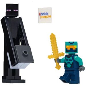Lego Minecraft: Enderman Minifigure with Nether Hero Combo Pack Lego Minecraft: Enderman Minifigure with Nether Hero Combo Pack