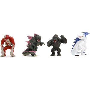Jada Godzilla x Kong 2.5"" 4-Pack Die-Cast Figures Toys for Kids and Adult Jada Godzilla x Kong 2.5"" 4-Pack Die-Cast Figures Toys for Kids and Adult