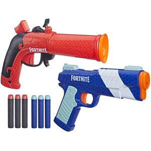 NERF Fortnite Dual Pack Includes 2 Blasters (Flint-Knock & LP) and 6 E NERF Fortnite Dual Pack Includes 2 Blasters (Flint-Knock & LP) and 6 E